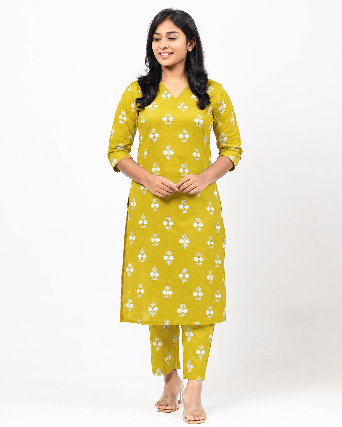 Green Cotton Co-ord Set