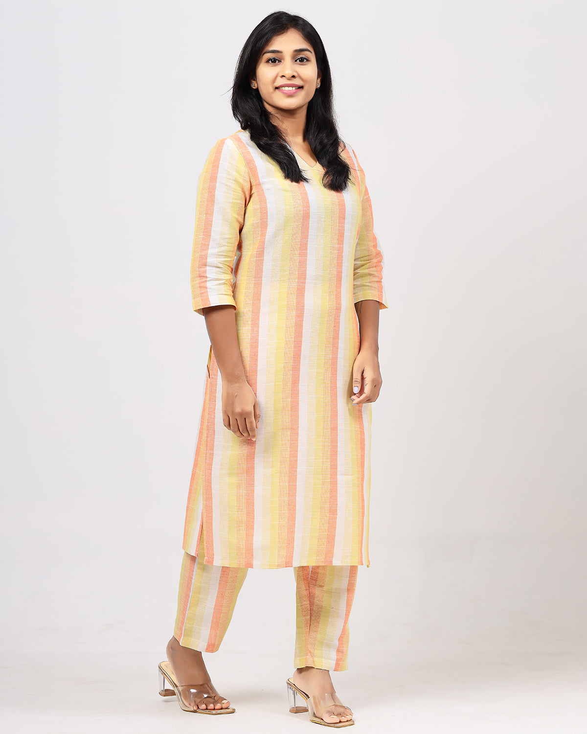 Summer Hues Handloom Cotton Co-ord Set