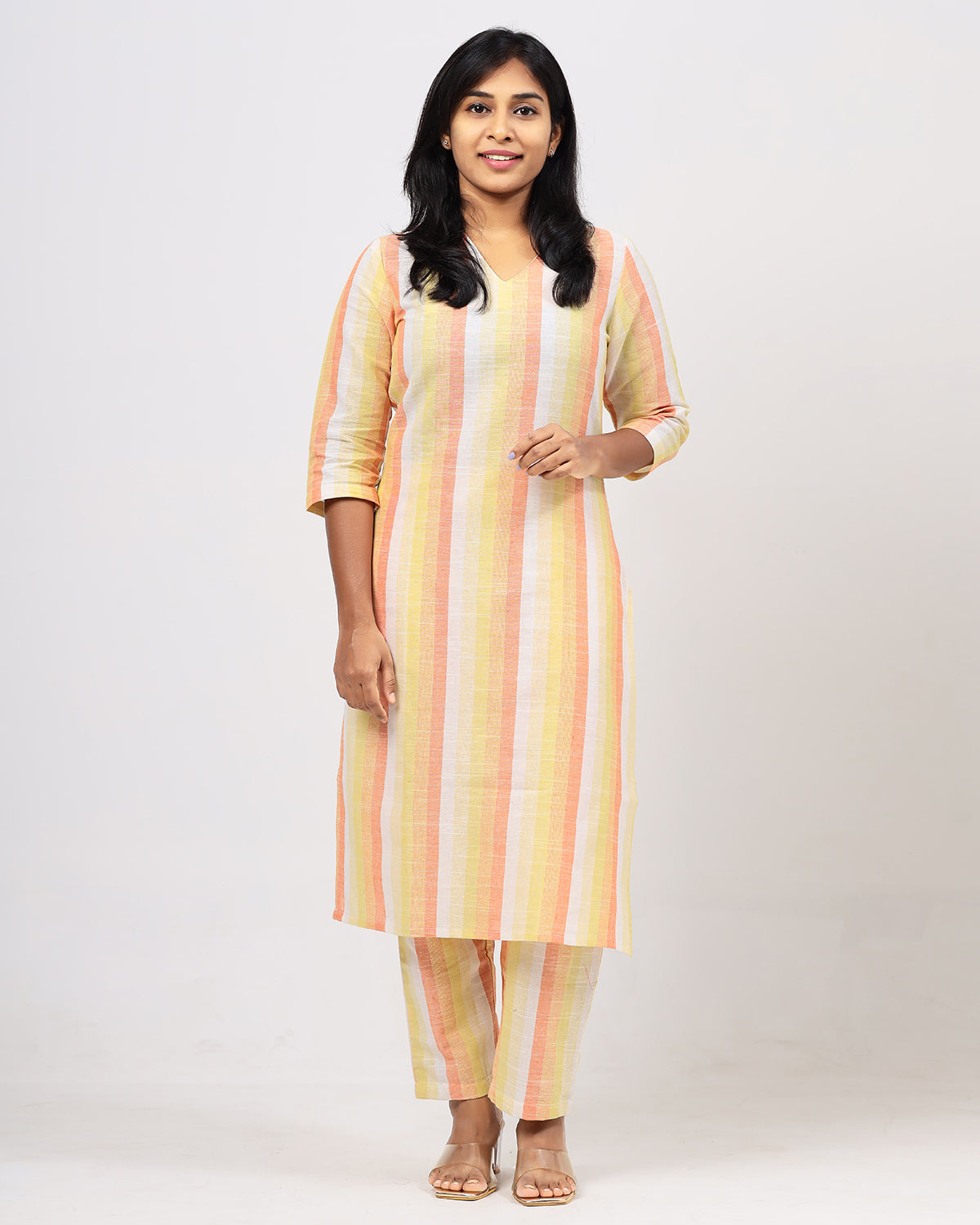 Summer Hues Handloom Cotton Co-ord Set