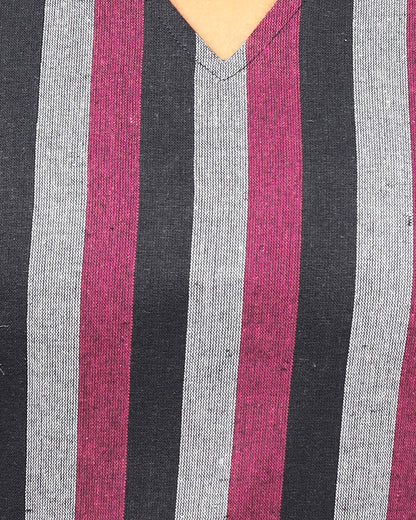 Bossy Magenta Handloom Cotton Co-ords
